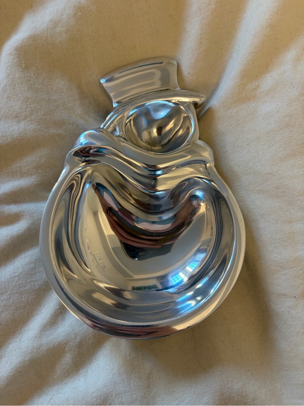 Nambe Holiday Snowman Mini Bowl